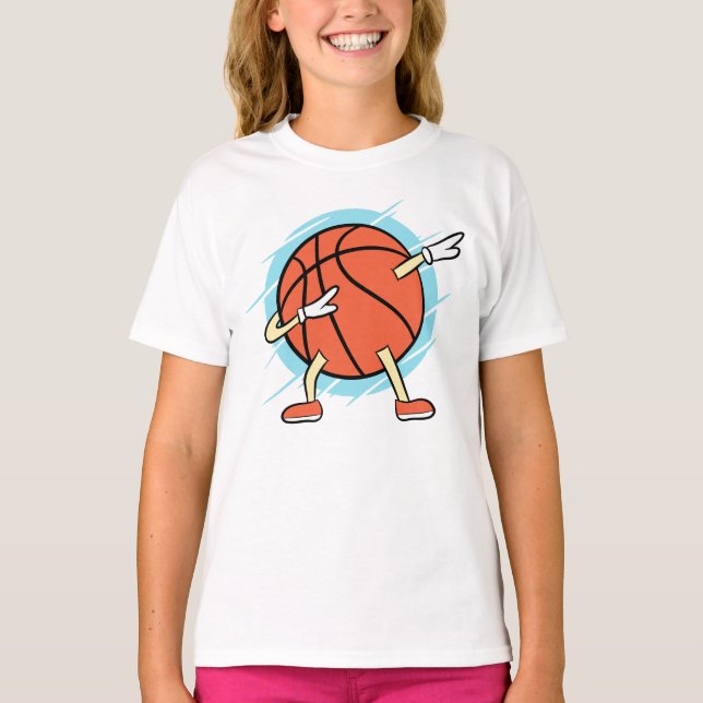 Dabbing Basketball T-Shirt (Front)