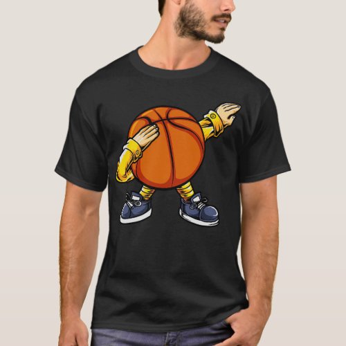 Dabbing basketball T_Shirt