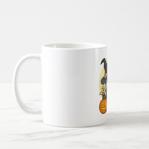 Dabbing Boston Terrier Halloween Coffee Mug