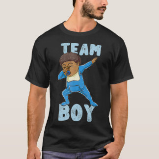 Dabbing Boy Gender Reveal Team Boy Vintage T-Shirt