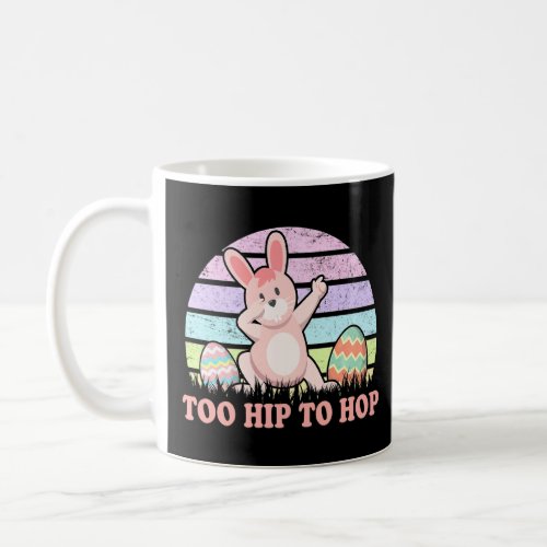 Dabbing Bunny Happy Easter Day Egg Hunting  Coffee Mug