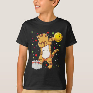 Dabbing Cat Bowling Shirts Funny Bowling Gift Cat