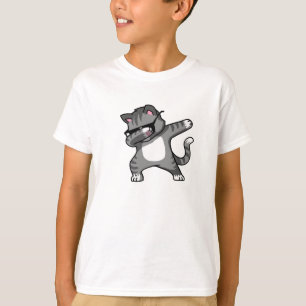 Dabbing Cat Funny Shirt Dab Hip Hop  T-Shirt