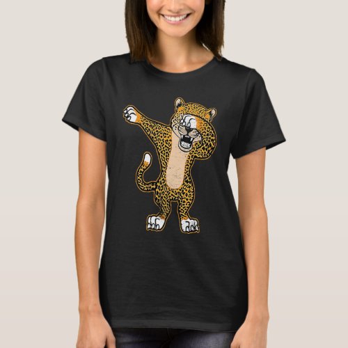 Dabbing Cheetah Cute Big Cat   Cheetah Animal T_Shirt