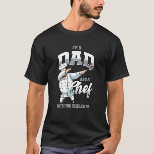 Dabbing Chef Dad Father Cook Restaurant Kitchen Ch T_Shirt