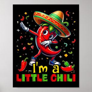 Dabbing Chili Pepper Cinco De Mayo Kids Shirts Mex Poster