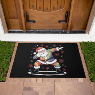 Dabbing Christmas Santa Ugly Christmas Xmas Doormat