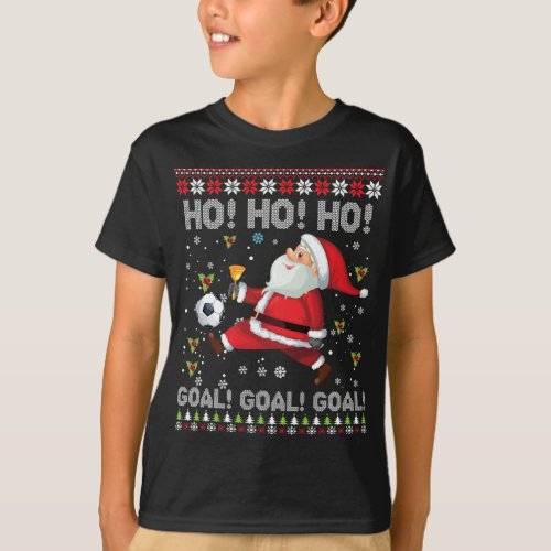 Dabbing Christmas Soccer Ho Santa Elf Ugly Sweater