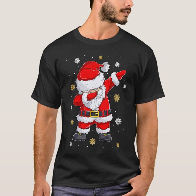 Dabbing Christmas Ugly Xmas Sweater Santa Dab Squa (Front)