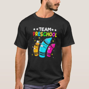 Dabbing Crayon Preschool Back To School Teachers K T-Shirt