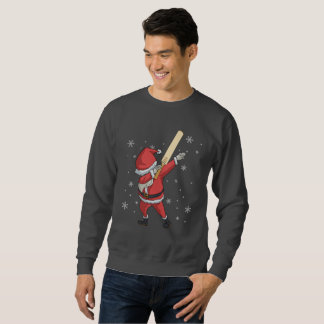 Dabbing Cricket Santa Claus Christmas Gift Shirt