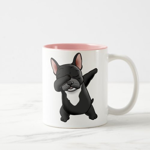 Dabbing Cute French Bulldog Mug