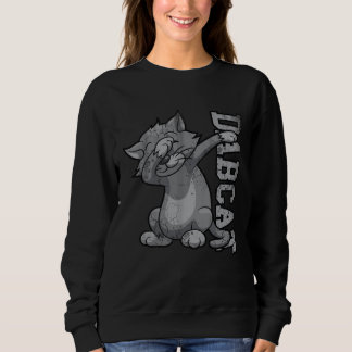 Dabbing Dab Cat Kitten Sweatshirt