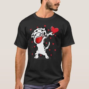 Dabbing Dalmatian & Face Mask Dab Dance Funny Vale T-Shirt