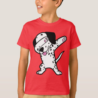 Dabbing Dalmatian Funny Dalmation Dog Dab Dance T-Shirt
