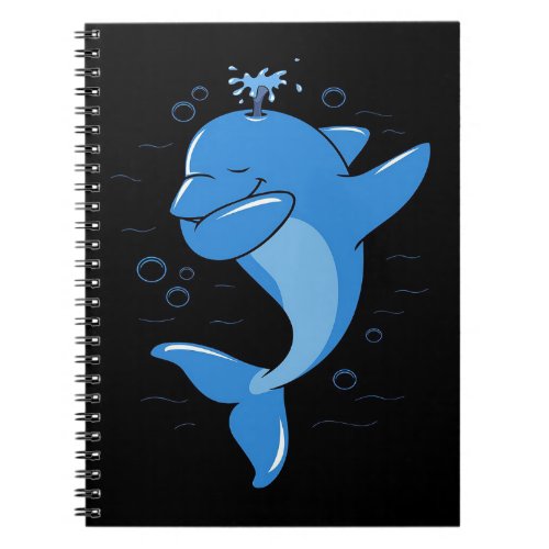 Dabbing dance dolphin notebook