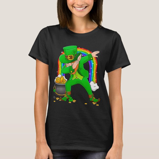 Dabbing Dance Irish Shamrock St Patricks Day   1 T-Shirt (Front)