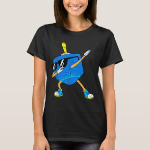 Dabbing Dreidel Hanukkah Dancing Chanukah Toddler T-Shirt