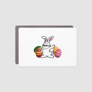 Dabbing Easter Bunny Bunny Happy Easter Car Magnet