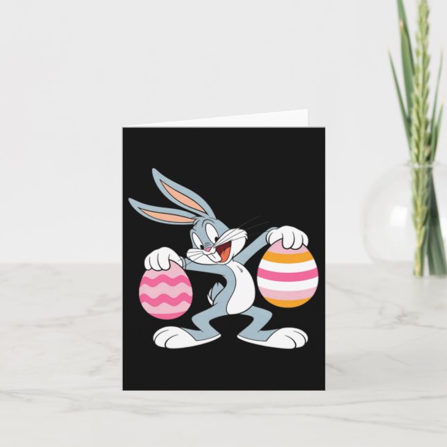 Dabbing Easter Bunny Card (Front)