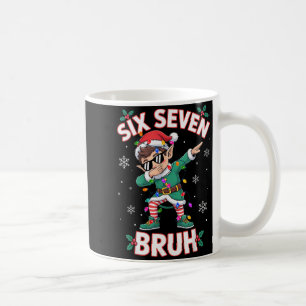 Dabbing Elf Six Seven Bruh Christmas 67 Meme Xmas Coffee Mug