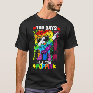 Dabbing Fidget Toy 100 Days Of School And Still Po T-Shirt