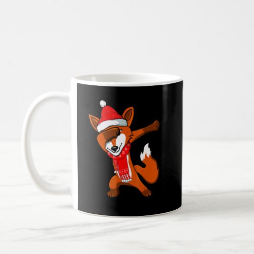Dabbing Fox Funny Christmas Costume Party Cute Xma Coffee Mug