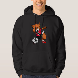Dabbing Fox Trinidad And Tobago Soccer Fans Jersey Hoodie