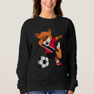 Dabbing Fox Trinidad And Tobago Soccer Fans Jersey Sweatshirt