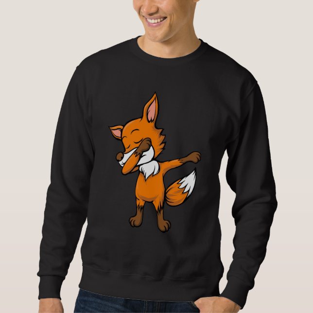Dabbing Fox Youth Sweatshirt (Front)