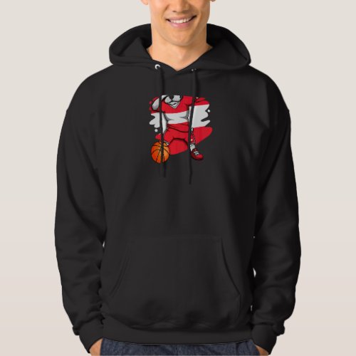 Dabbing French Bulldog Austria Basketball Fan Jers Hoodie