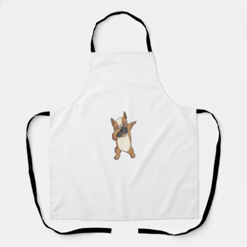 Dabbing French Bulldog Frenchie Dog Mama Lover Shi Apron