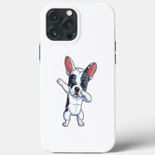 Dabbing French Bulldog Kids Boys Dog Lover Gift iPhone 13 Pro Max Case