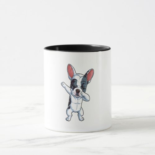 Dabbing French Bulldog Kids Boys Dog Lover Gift Mug