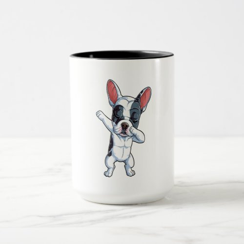 Dabbing French Bulldog Kids Boys Dog Lover Gift Mug