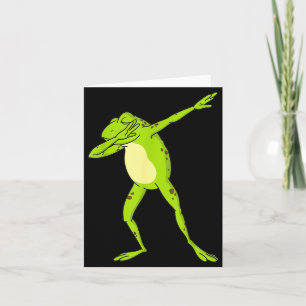 Dabbing Frog For Kids-boys & Girls Funny Anima Card