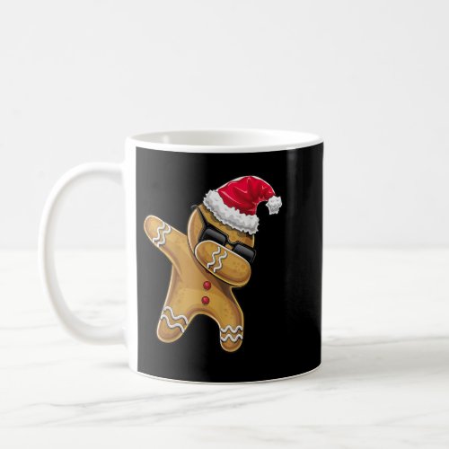 Dabbing Gingerbread Man Christmas Baking Coffee Mug