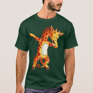 Dabbing Giraffe T  Giraffes Funny Dab Dance s Gift T-Shirt