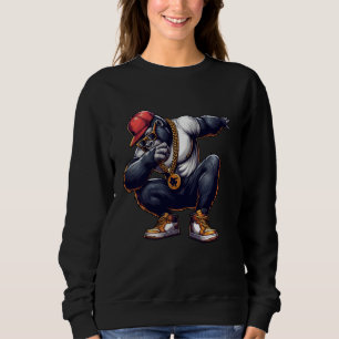 Dabbing Gorilla Funny gorilla Dab Dance Boys Girls Sweatshirt