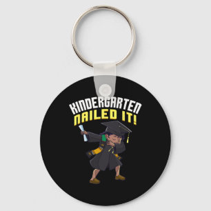 Dabbing Graduation Cl Of 2025 Girl Kindergarten Na Keychain