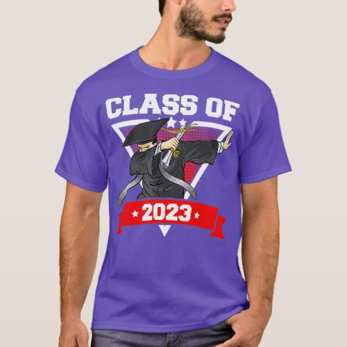 Dabbing Graduation Class Of 2023  Men Boys Funny G T_Shirt