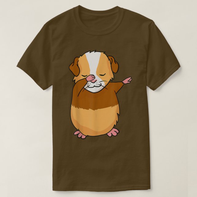 Dabbing Guinea Pig  Funny Dab Gift  T-Shirt (Design Front)