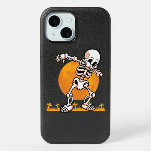 Dabbing Halloween Boys Skeleton Zombie Scary iPhone 15 Case
