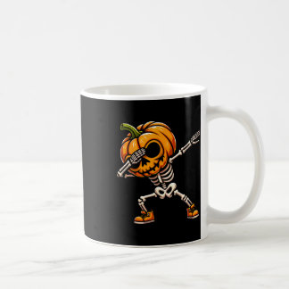 Dabbing Halloween Skeleton Boys Trick Treat Funny  Coffee Mug