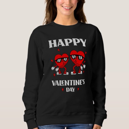 Dabbing Heart In 2022 Valentines Day Dab Boys Kids Sweatshirt