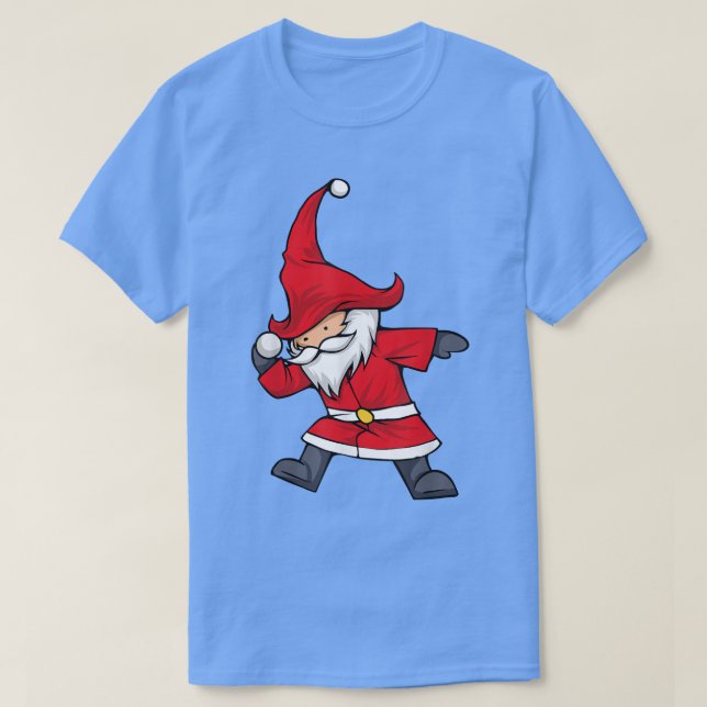 Dabbing Holiday Gnome Matching Christmas Gnomes Lo T-Shirt (Design Front)