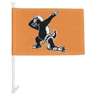 Dabbing Honey badger Car Flag