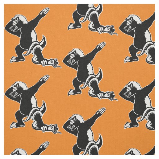 Dabbing Honey badger Fabric