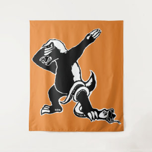 Dabbing Honey badger Tapestry