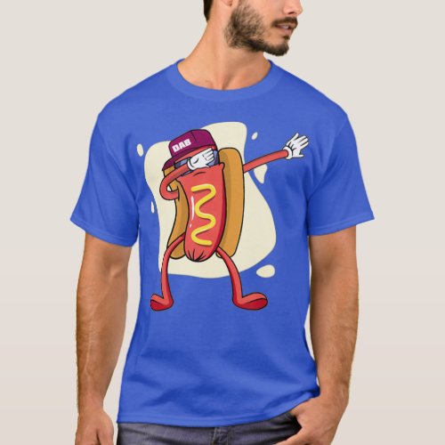 Dabbing Hot Dog Dab T_Shirt
